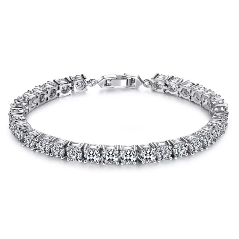 NEW 5MM TENNIS 925 STERLING SILVER BRACELET - Picture 6 of 6